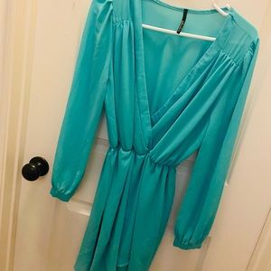 Teal dress